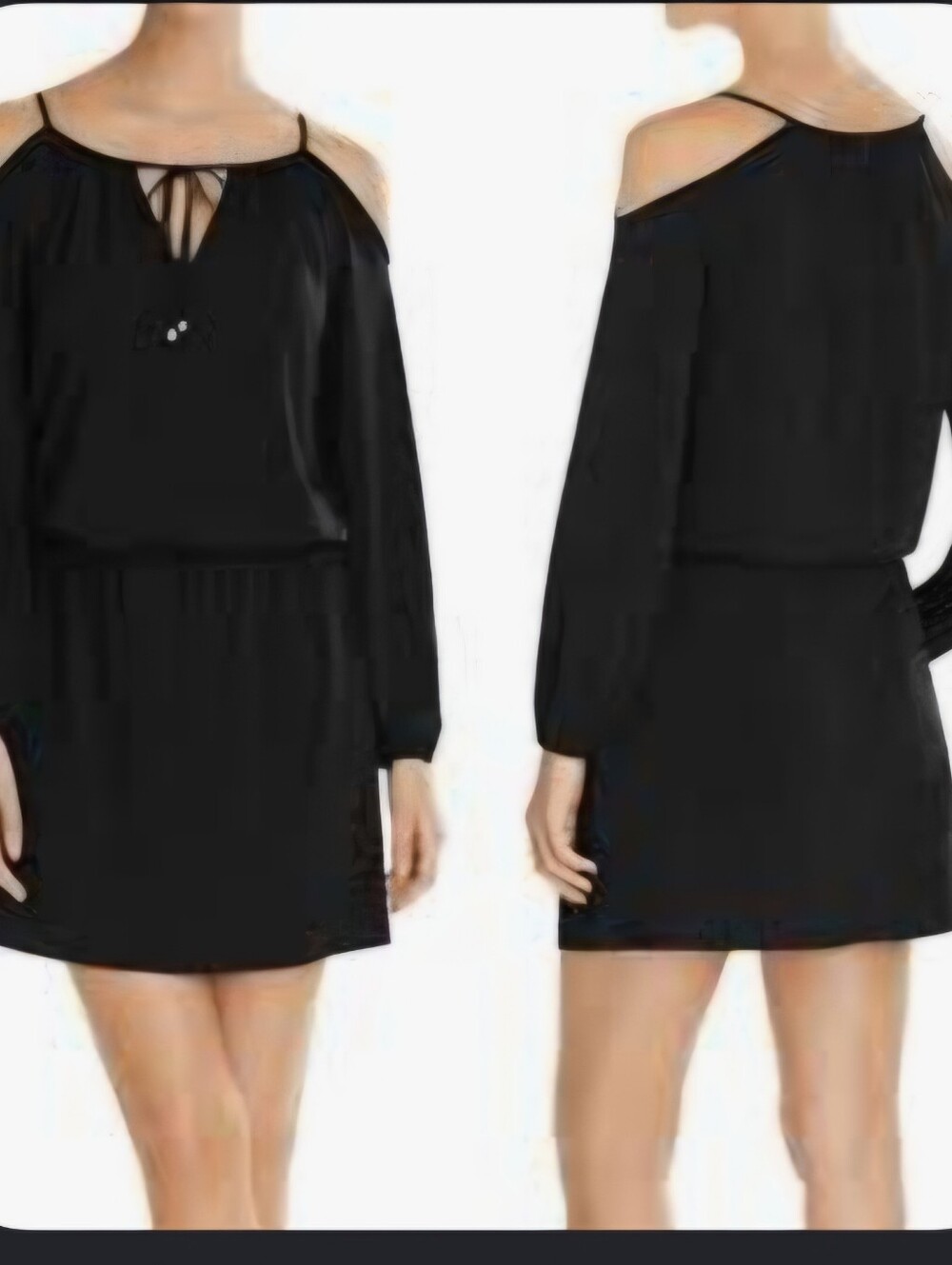 MICHAEL Michael Kors Jersey Peekaboo Dress NWT sz. L